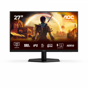 G4 Q27G42XE pantalla para PC 68,6 cm (27) 2560 x 1440 Pixeles Quad HD Negro, Rojo