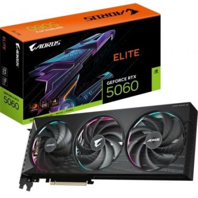 Tarjeta Gráfica Gigabyte AORUS GeForce RTX 5060 Elite/ 8GB GDDR7