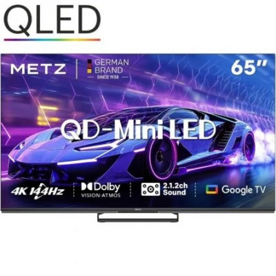 Televisor Metz QLED-MiniLED 65MNE8000Z 65/ Ultra HD 4K/ Smart TV/ WiFi