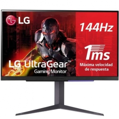 Monitor Gaming LG UltraGear 27GR93U-B 27/ 4K/ 1ms/ 144Hz/ IPS/ Negro