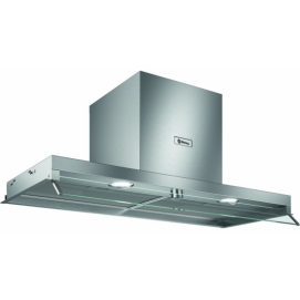 Campana decorativa integrada Balay 3BD896MX, 90 cm, 620 m3/h, clase A, 3 velocidades, 70dB, acero inox