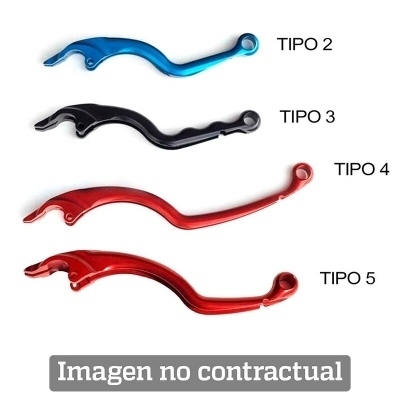 Maneta tipo 4 para embrague a cable. Color NEGRO. (CLE4B) CLE4B