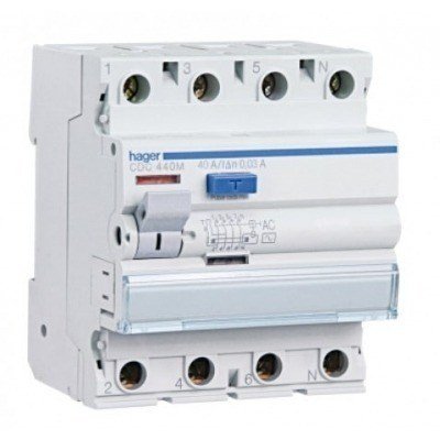 DIFERENCIAL 4P 25A 30MA HAGER