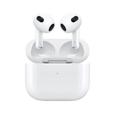 Auriculares apple airpods 3ª gen estuche de carga 2022 2 x microfono - chip h2 - resistencia agua - bt.5.3 - carga inalambrica