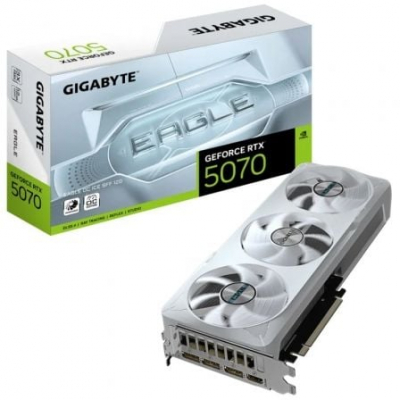 Tarjeta Gráfica Gigabyte GeForce RTX 5070 EAGLE OC ICE SFF/ 12GB GDDR7