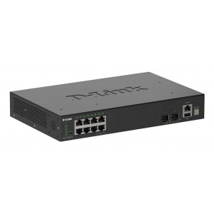 Switch Gestionable D-Link DGS-1530-10/E 8 Puertos/ RJ-45 Gigabit 10/100/1000/10G/ SFP