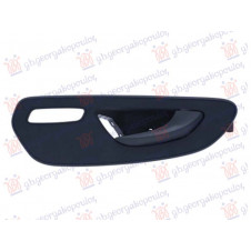 MANETA INTERIOR NEGRA PARA PUERTA DELANTERA (CON ORIFICIO PARA EL INTERRUPTOR DEL ASIENTO CALEFACTABLE)