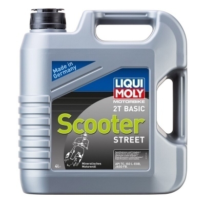 Garrafa 4L de aceite Liqui Moly 2T BASIC SCOOTER STREET 1237