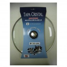 TAPA CRIS.ERSA 19008 C/VAL.ARO INOX 30CM 19008