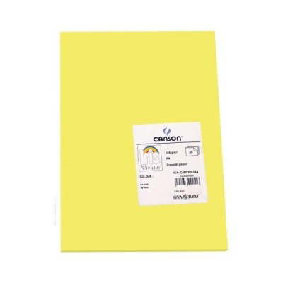 CANSON Pack de 50 Cartulina 185g A4 kiwi