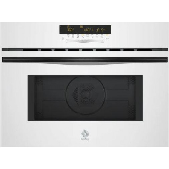 Horno compacto con microondas Balay 3CW5179B3, multifunción, blanco