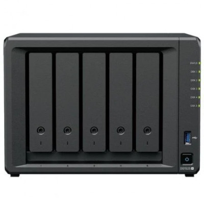 NAS Synology Diskstation DS1525+/ 5 Bahías 3.5- 2.5/ 8GB DDR4/ Formato Torre