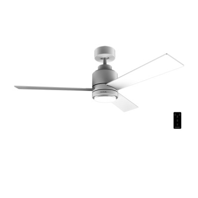 Cecotec EnergySilence Aero 4850 Style White Ventilador de Techo con 3 Aspas y Luz Integrada - 30W - Diametro de 48 - LED de 22W - 6 Velocidades - Modo Invierno - Modo Natural Breeze - Color Blanco