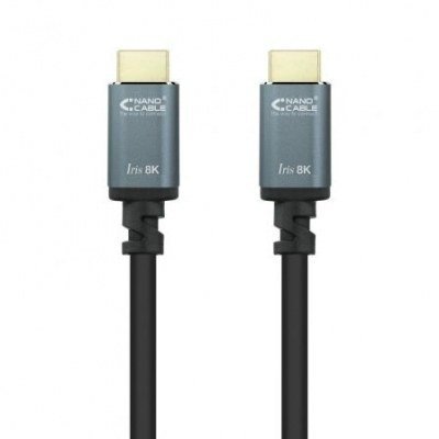 Cable HDMI 2.1 8K Nanocable 10.15.8001-L150/ HDMI Macho - HDMI Macho/ 1.5m/ Negro