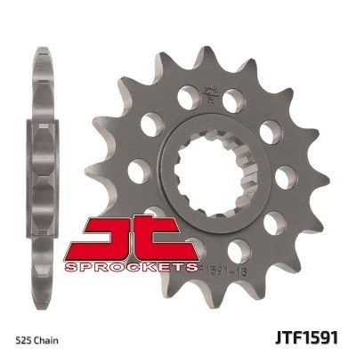 Piñón JT SPROCKETS acero estándar 1591 - Paso 525 JTF1591.16