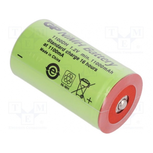 Bateria Ni-Mh D/R20 1,2V 11000mAh con teton