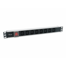 Equip unidad de distribución de energ?a (PDU) 8 salidas AC 1U Negro