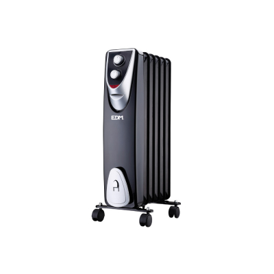 Radiador modelo black edition - sin aceite - (6 elementos) - 400/600/1000w - edm