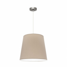 Colgante Maldivas 1xe27 Niquel/piedra Regx40x40 Cm