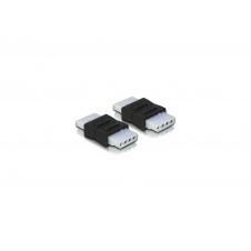 DeLOCK 65045 cambiador de género para cable 4-pin Molex Negro