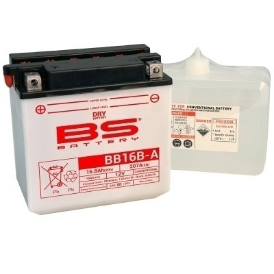 BS BATTERY Battery High performance with Acid Pack - BB16B-A 310580