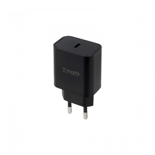 CARGADOR DE PARED USB-C PD3.0 20W NEGRO