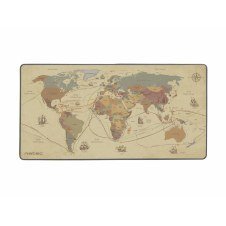 Natec Discoveries Alfombrilla tela caucho Multicolor