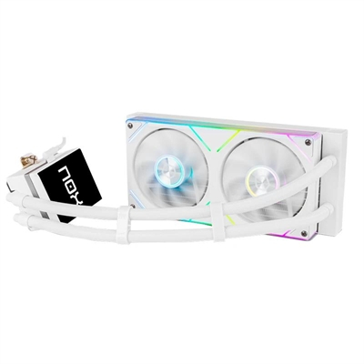 Refrigeración Líquida Nox Hummer M-240 LCD  Blanco