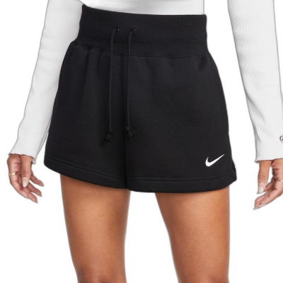 Pantalón Corto NIKE W NSW PHNX FLC HR SHORT FD1409 010 Negro