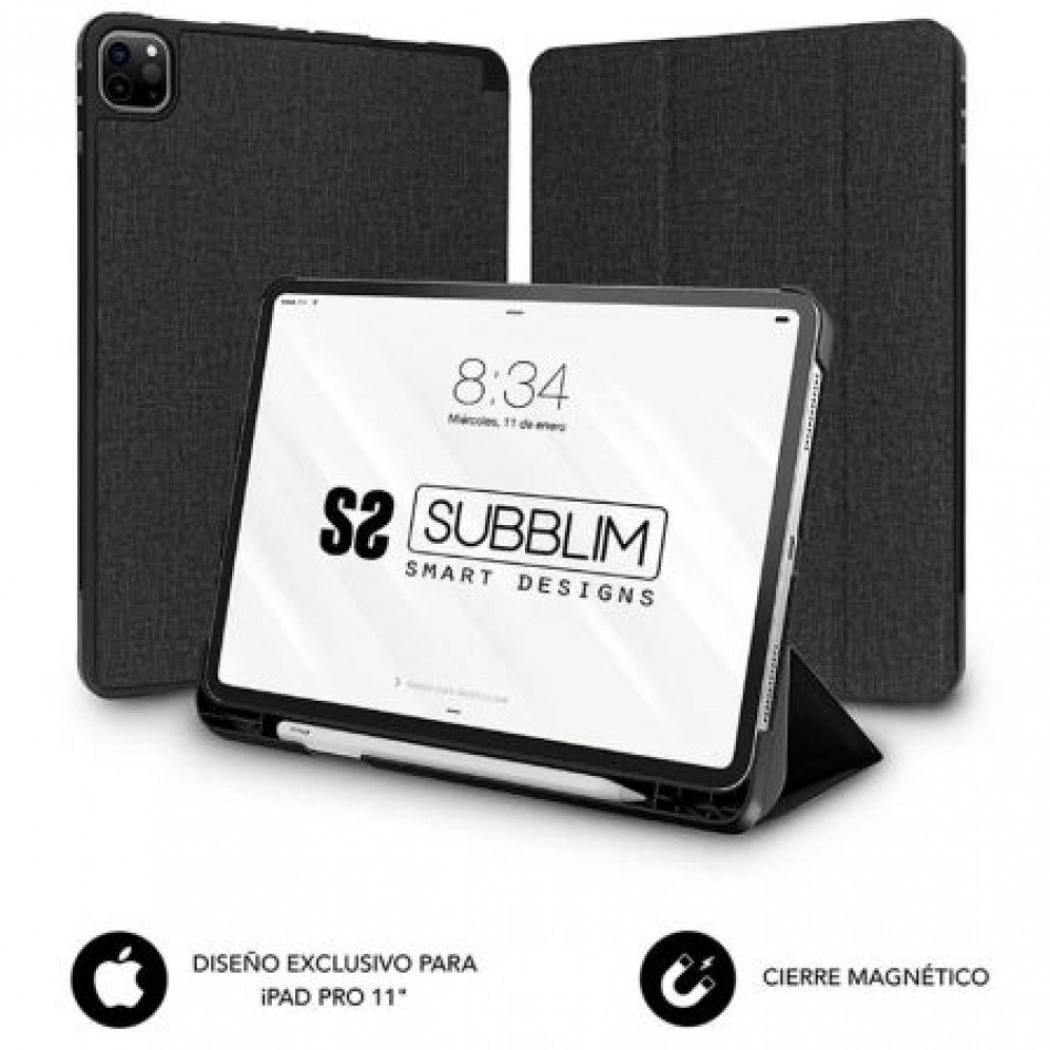 Funda Subblim Shock Case para Tablet iPad Pro 11 2020/ Negra