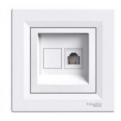 TOMA TELÉFONO MONOBLOCK ASFORA BLANCO