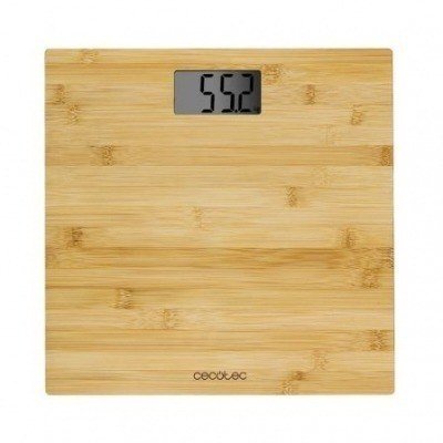 Báscula de Baño Cecotec Surface precision 9300 Healthy/ Hasta 180kg/ Bambú