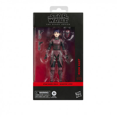 Figura hasbro star wars the black series maul - shadow lord rook kast