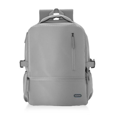 AISENS - MOCHILA DEPORTIVA REPELENTE AL AGUA PARA PORTATIL 15,6, GRIS