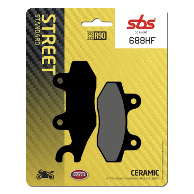 HF Street Ceramic Organic Brake Pads SBS 688HF