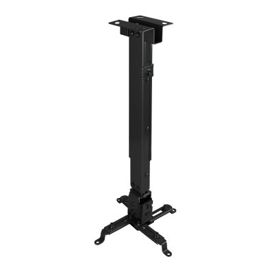 SOPORTE UNIVERSAL INCLINABLE DE TECHO PARA PROYECTOR NEGRO