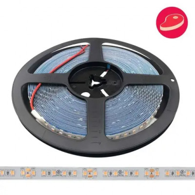Tira LED Carnicerías - 24V | 18W/m | 120LED/m | IP67 (5 mtr)