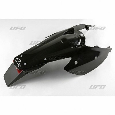 Guardabarros trasero + portamatrículas con LED UFO negro KTM EXC KT03081#001