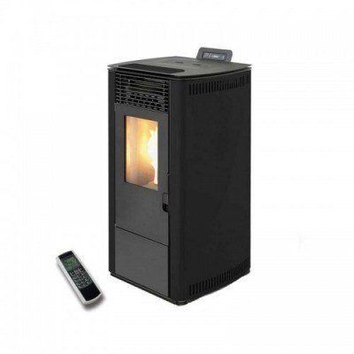 Estufa de pellets de 10 kW de alta eficiencia con mando programable AMG