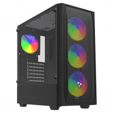 Savio Noctis Flow RGB Cubo Negro