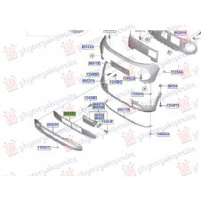 REJILLA PARACHOQUE TRASERO (O)