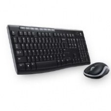 Teclado + mouse logitech mk270 optico wireless inalambrico usb 2.0 negro