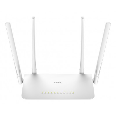 Cudy - WR1300 Router Mesh inalámbrico Gigabit Ethernet Doble banda (2,4 GHz / 5 GHz) Blanco