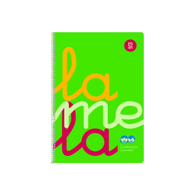 Cuaderno Fº polipropileno C5 80 hojas 90 grs verde 7FTP005V