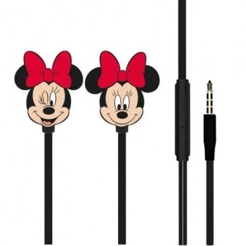 Auriculares Intrauditivos Disney Minnie 001/ con Micrófono/ Jack 3.5/ Rojos