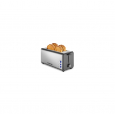 Mondial tostador smart day 4 con ranura larga y ancha 1400w gris