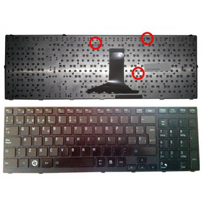 Teclado compatible para portátil TOSHIBA A660 / a665 negro