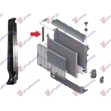 CUBIERTA VERTICAL DE PLASTICO PARA RADIADOR