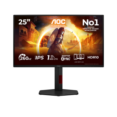 G4 25G4ZR pantalla para PC 62,2 cm (24.5) 1920 x 1080 Pixeles LCD Negro, Rojo