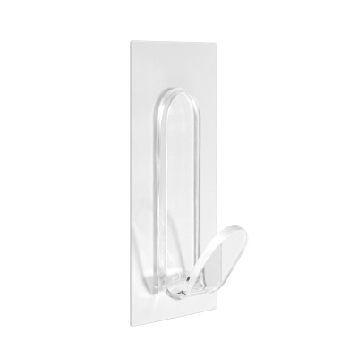 Colgador adherente reutilizable j transparente 1296-0 inofix